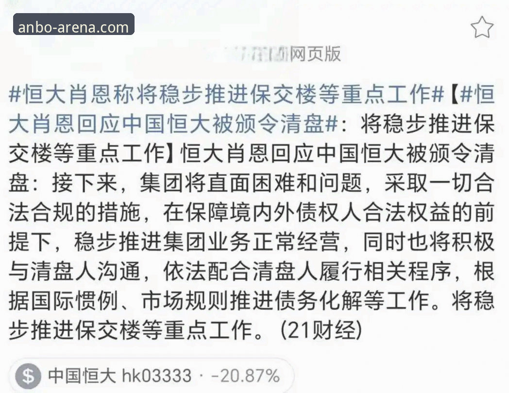 从恒大足球兴衰到企业合规警示：一场商业与体育的深度解析